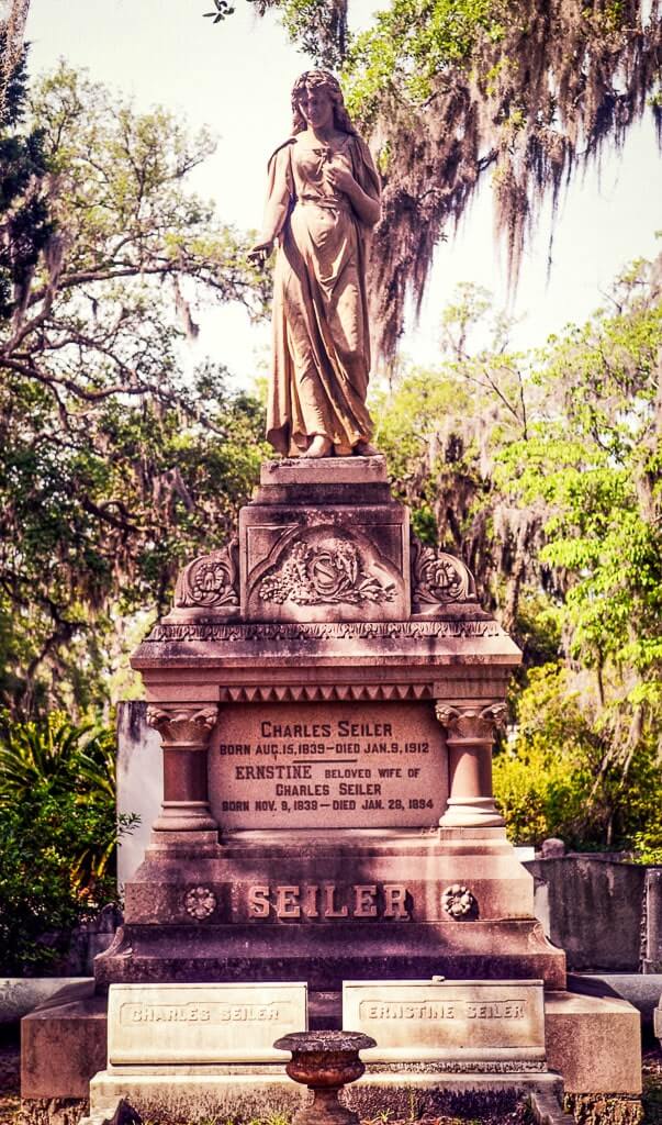 Sculpture at Bonaventure Cemetery