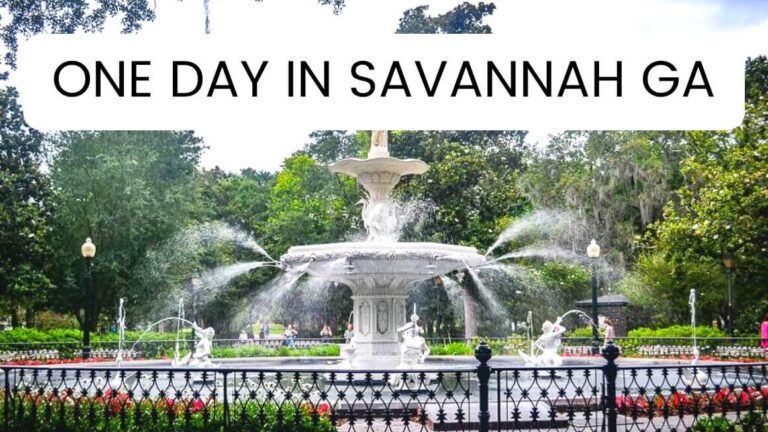 Traveling to Savannah for a day and looking for the Savannah itinerary? Check out this epic 1 day Savannah itinerary and see the best Savannah highlights in less than 24 hours.