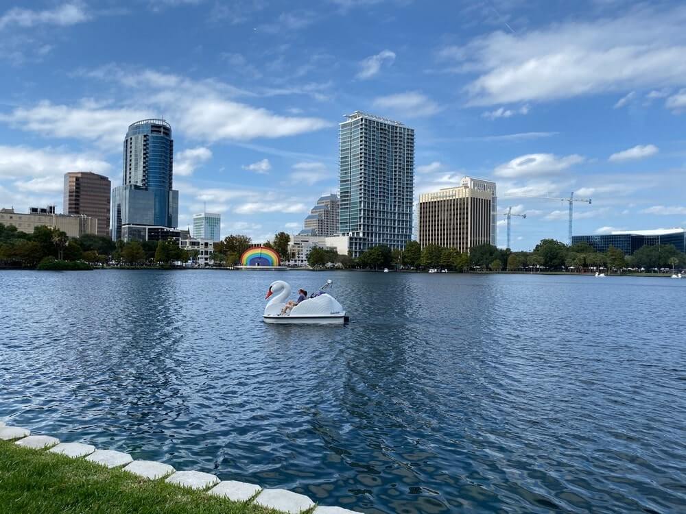 Lake Eola in Orlando Florida - a great thing to do in Orlando besides theme parks