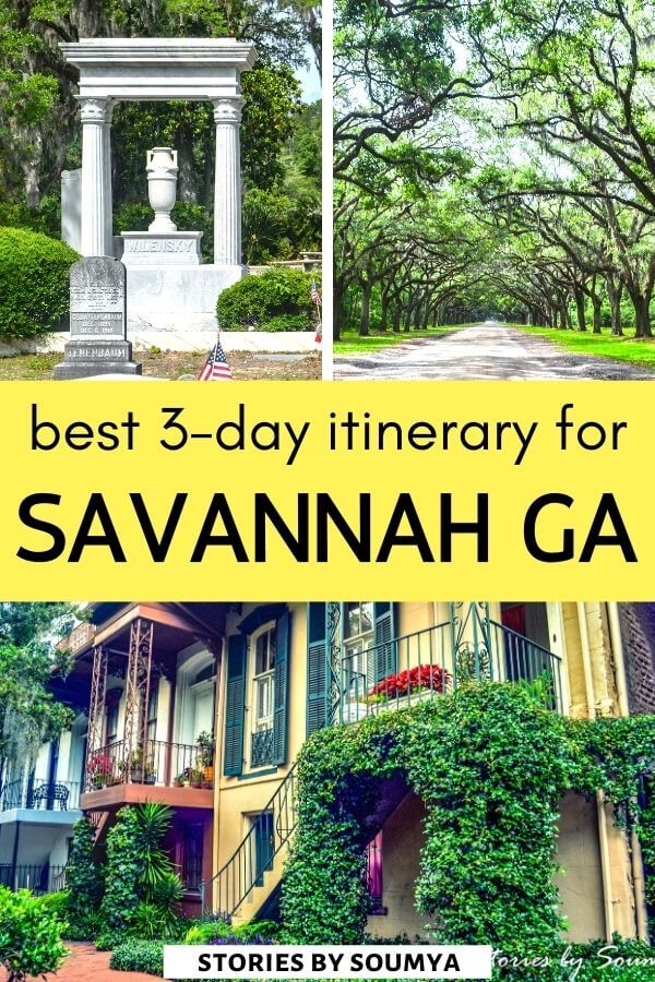 Looking for the best things to do in Savannah Georgia over the weekend? Check out this exclusive long weekend itinerary for Savannah GA filled with the best things to do, best food, and best places to stay in Savannah. Plus lots of tips on how to make your trip to Savannah Georgia absolutely memorable. #Savannah #Georgia