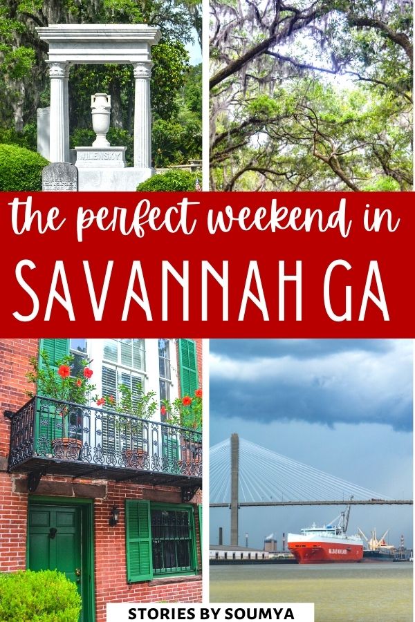 Looking for the best things to do in Savannah Georgia over the weekend? Check out this exclusive long weekend itinerary for Savannah GA filled with the best things to do, best food, and best places to stay in Savannah. Plus lots of tips on how to make your trip to Savannah Georgia absolutely memorable. #Savannah #Georgia