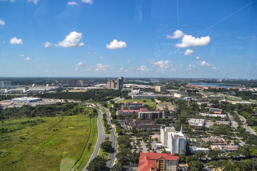 Views from The Wheel at ICON Park in Orlando