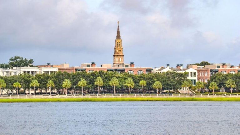 The historic downtown of Charleston SC