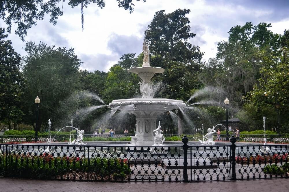 Fountain at Forsyth Park in Savannah