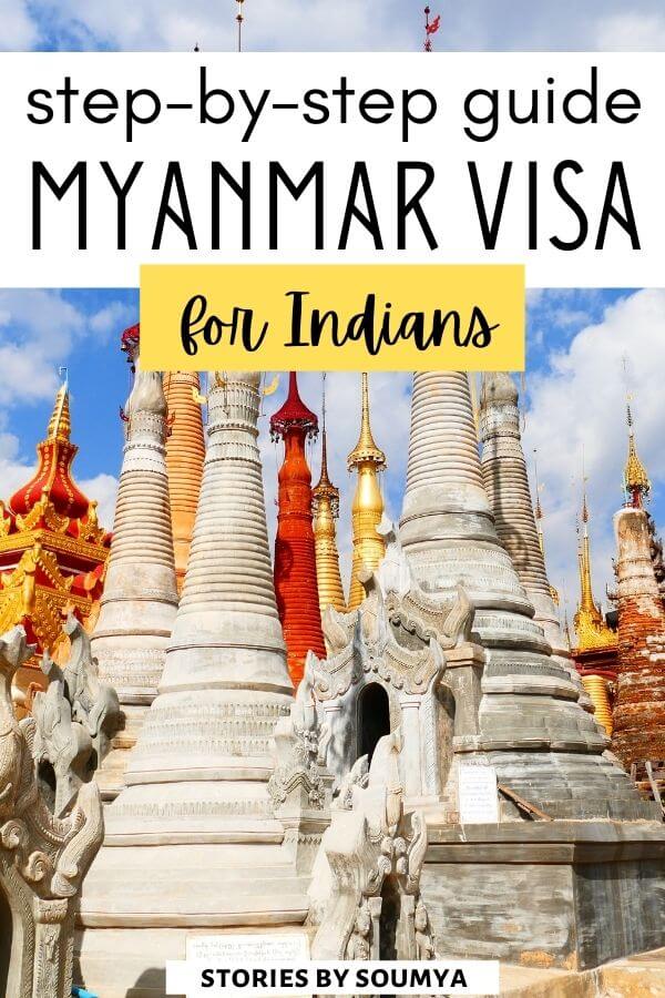 A quick and easy guide to obtaining a Myanmar visa for Indians. If you have an Indian passport and looking to get a Myanmar visa, follow this easy step-by-step guide for getting a Myanmar eVisa, Myanmar Visa on Arrival, and Myanmar Tourist Visa from an Embassy. #Myanmar #Visa