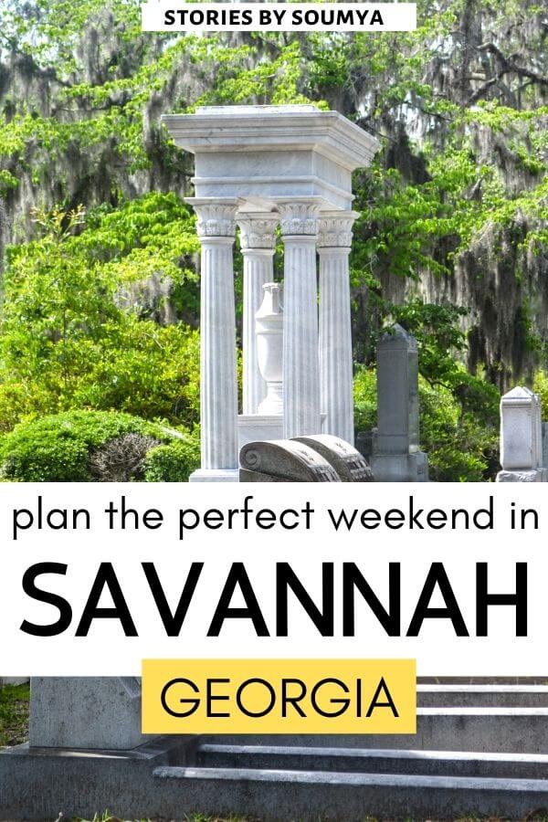 Looking for the best things to do in Savannah Georgia over the weekend? Check out this exclusive long weekend itinerary for Savannah GA filled with the best things to do, best food, and best places to stay in Savannah. Plus lots of tips on how to make your trip to Savannah Georgia absolutely memorable. #Savannah #Georgia