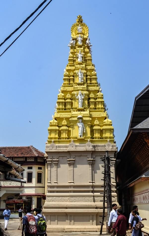 Gopura at Shri Krishna Mutt in Udupi Karnataka