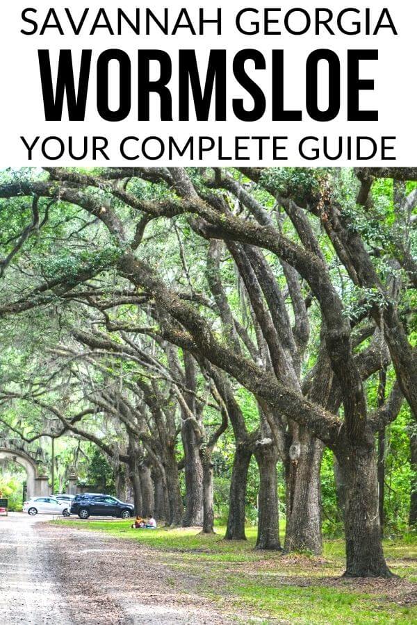 Here's your ultimate guide to visiting Wormsloe Historic Site in Savannah GA. Find out what to see and do at Wormsloe, best photo ops, and best ways to plan your Wormsloe day trip. #Wormsloe #Savannah