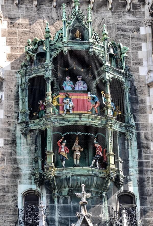 Glockenspiel at the New Town Hall in Munich