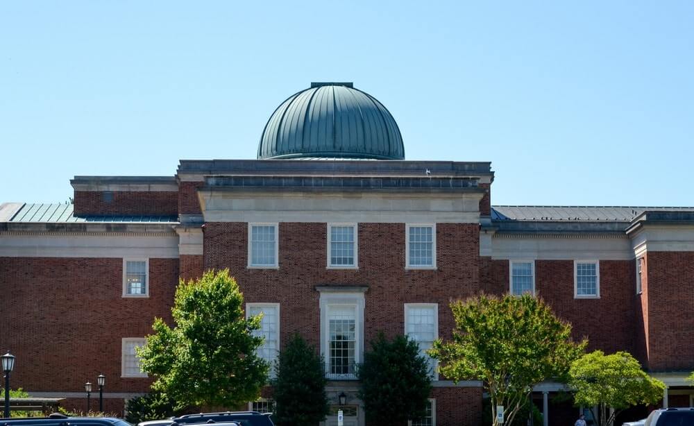 Morehead planetarium on Franklin St.