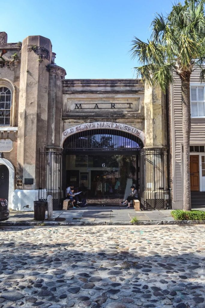 Old slave mart in Charleston SC