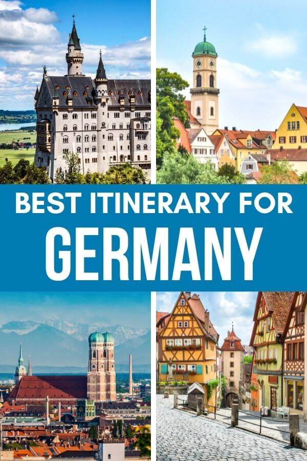 travel itinerary for germany