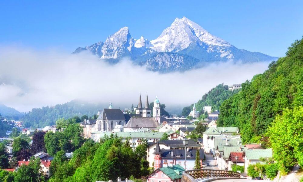 Old town of Berchtesgaden Germany