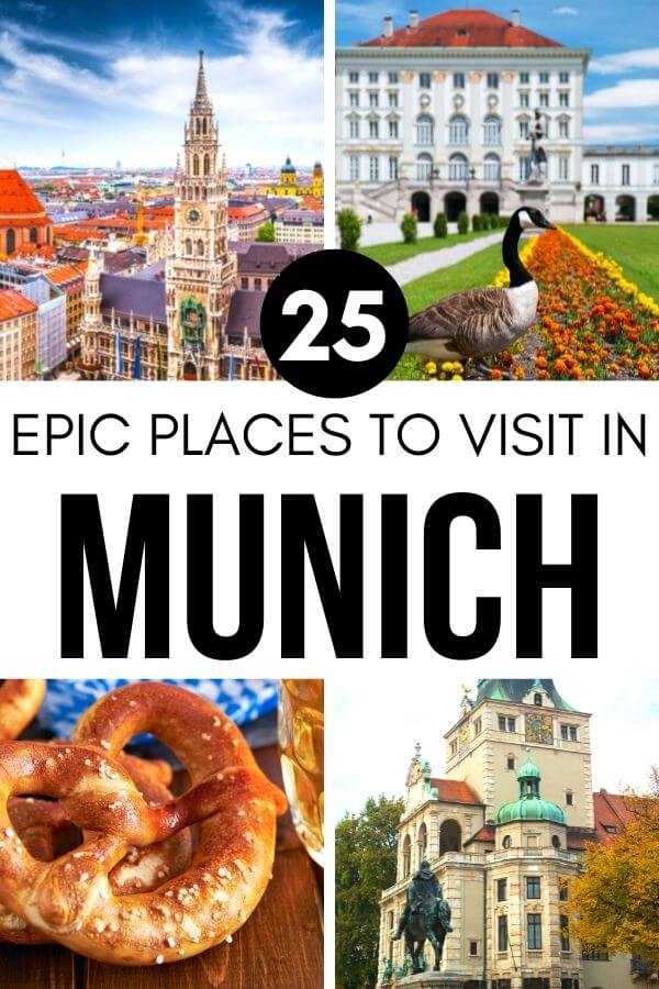 Traveling to Munich Germany? Here are 25 best things to do in Munich that are totally unmissable. Be it stepping into a medieval church, enjoying a mug of beer, or touching a sea anemone, this amazing Munich bucket list has something for everyone. Be sure to add these amazing Munich things to do to your Munich itinerary and enjoy your trip to Munich. #Munich #Germany