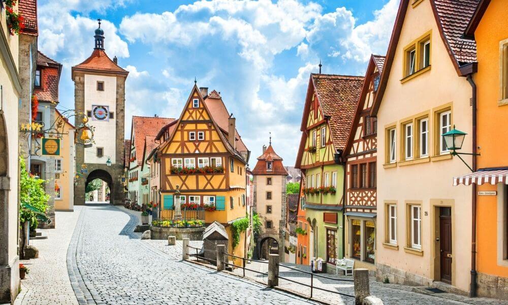Fairytale town of Rotherburg ob der Tauber