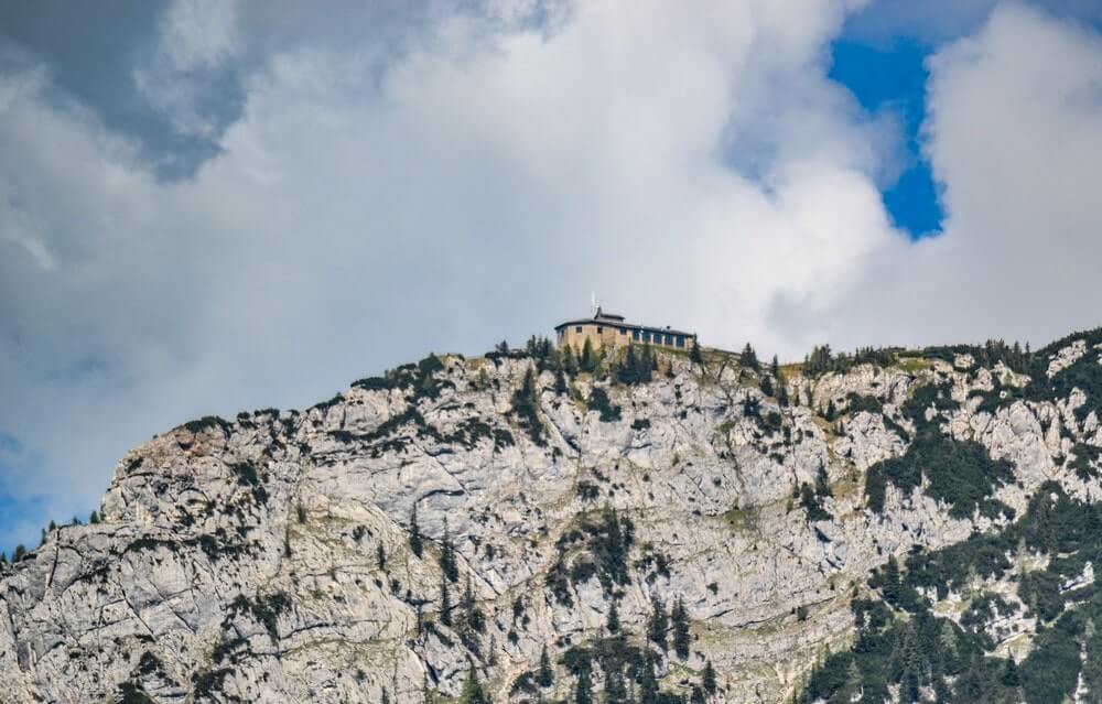 View of Eagles Nest from Lake Konigsee