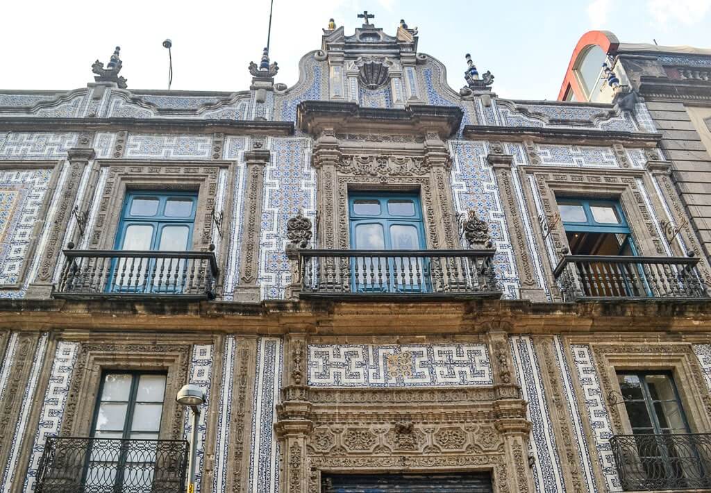 House of Tiles in the Historic Center of Mexico City