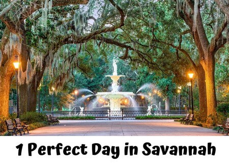 Savannah GA one day itinerary