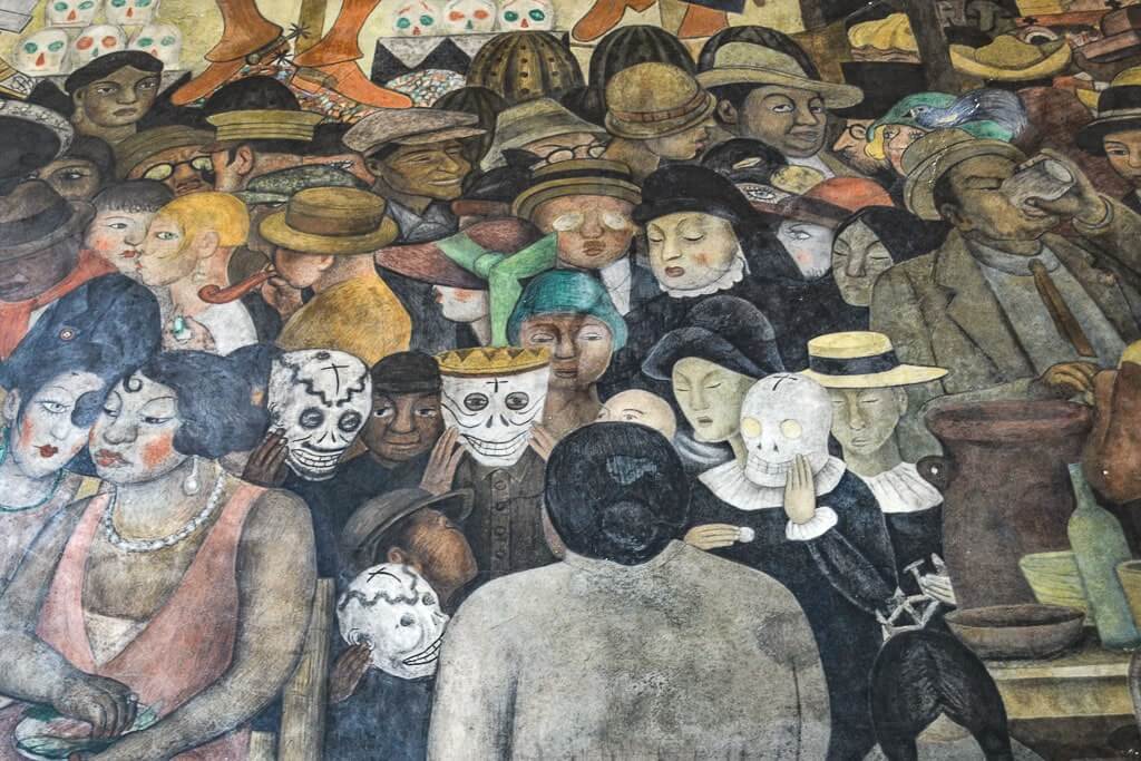 Diego Rivera Murals - best things to do in downtown Mexico City