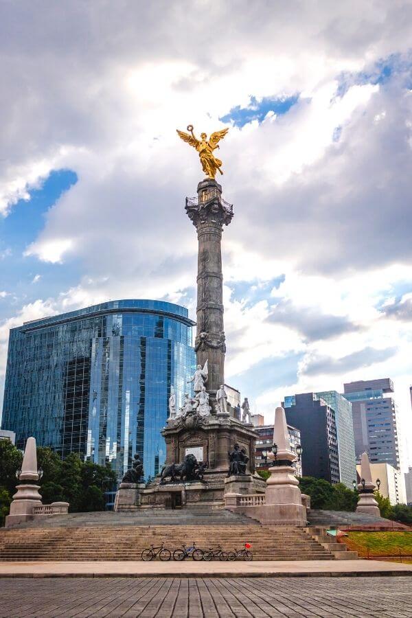 Angel of Independence Monument in Mexico City