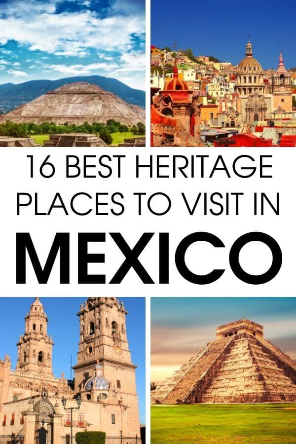 Traveling to Mexico? Looking for best places to visit in Mexico? Grab this exclusive list of the 15 best UNESCO world heritage sites in Mexico that are absolutely Mexico's best travel destinations. Be sure to add these amazing historic sites to your Mexico bucket list. #Mexico #UNESCO