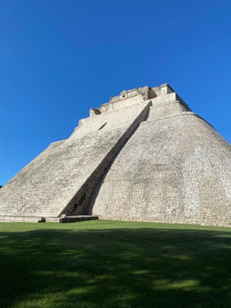 Uxmal pyramid in Yucatan