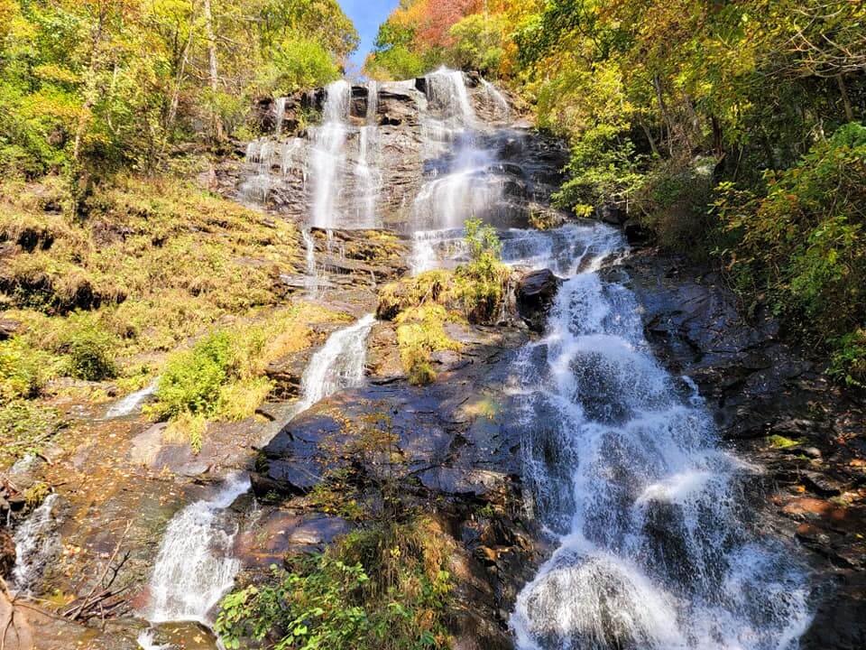 Amicalola Falls in the state of Georgia USA