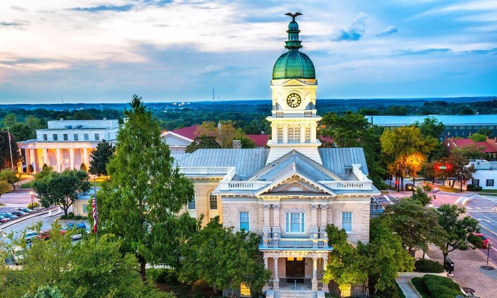 Athens Georgia skyline