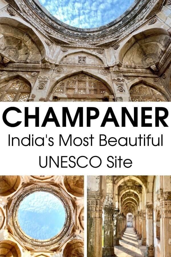 A unique UNESCO world heritage site in India - Champaner-Pavagadh Archaeological Park. Grab this ultimate Champaner travel guide to plan a memorable trip to this amazing historic site in India. #India #UNESCO