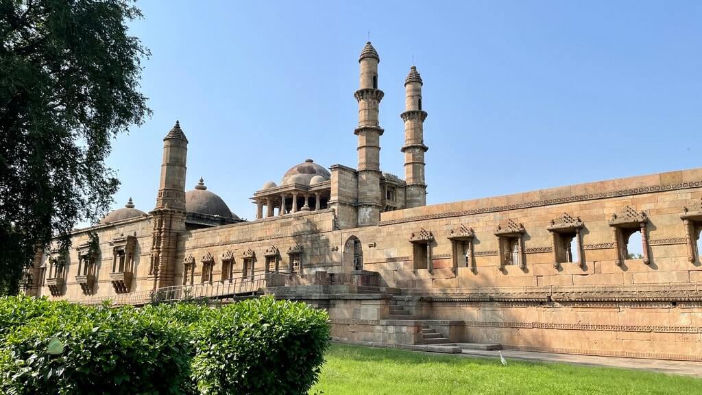 Jami Masjid, the main mosque at Champaner-Pavagadh Archaeological Park
