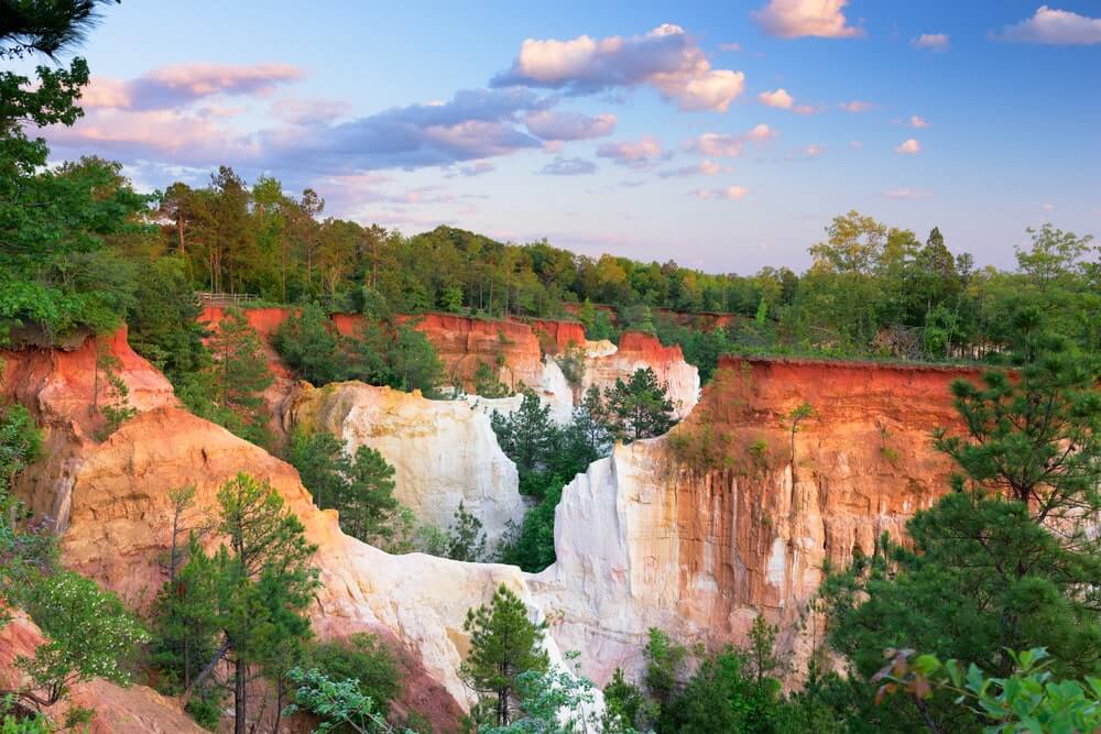 Providence Canyon State Park in Georgia USA