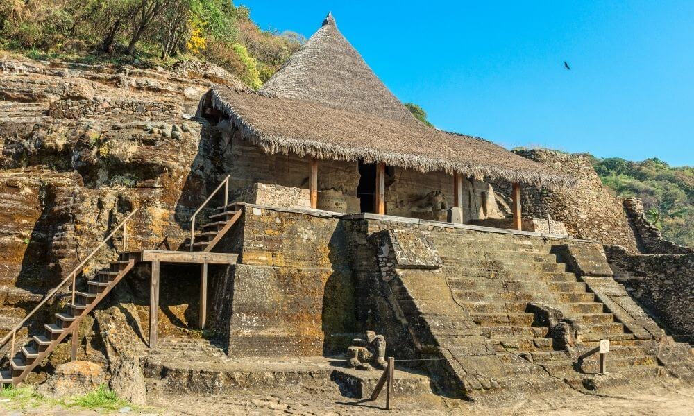 Aztec ruins of Malinalco near Mexico City