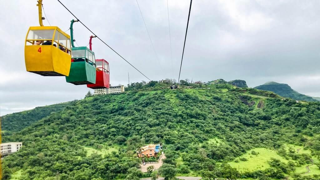 Cable car ride in Saputara