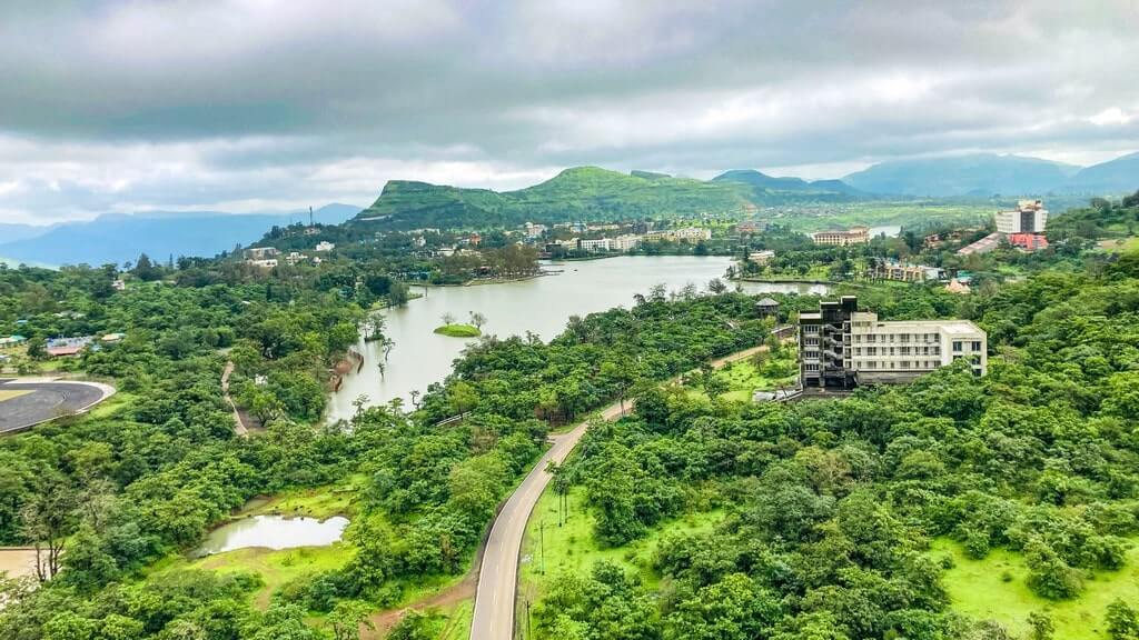 Hills and mountains from Pushpak ropeway in Saputara