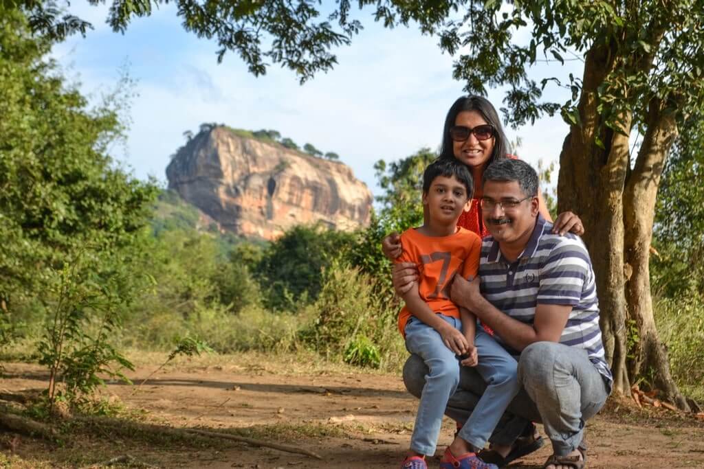 Doing a viewpoint tour in Sigiriya