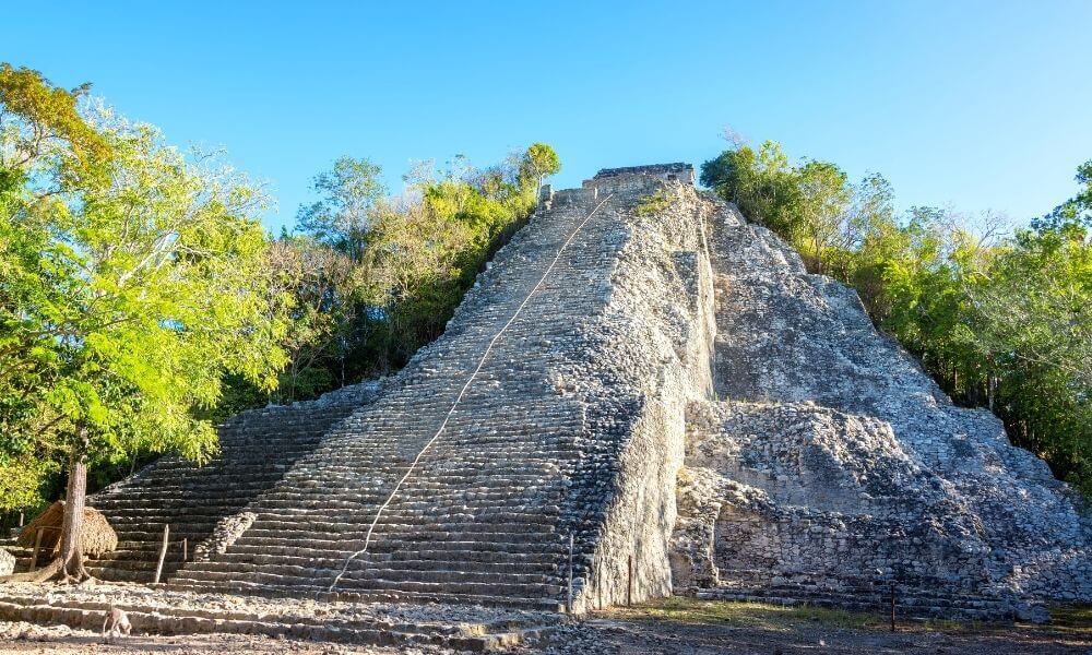 Coba pyramid in Yucatan