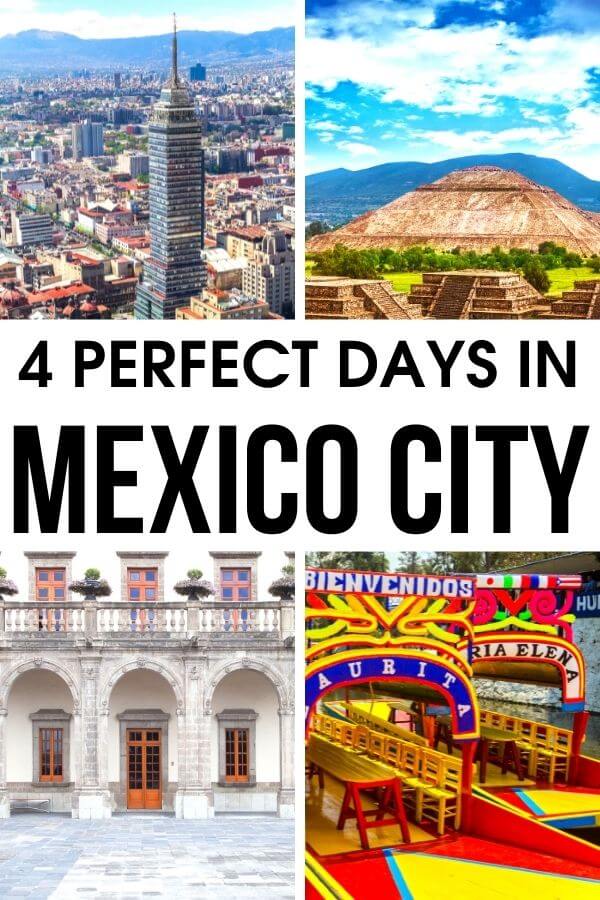 Traveling to Mexico City? Looking for the best Mexico City itinerary? Grab this ultimate 4-day itinerary for Mexico City with the best places to visit, recommended tours, and best places to stay. Plan a memorable Mexico City trip. #MexicoCity #Mexico