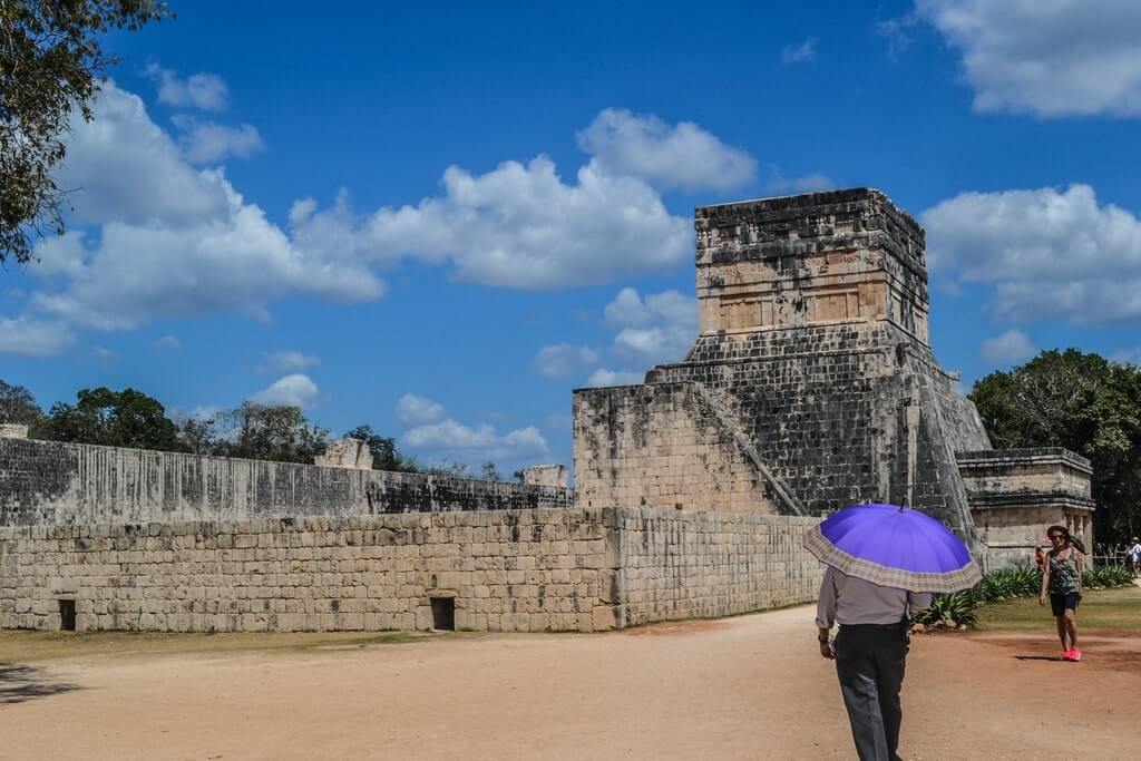 At the Ball Court in Chichen Itza