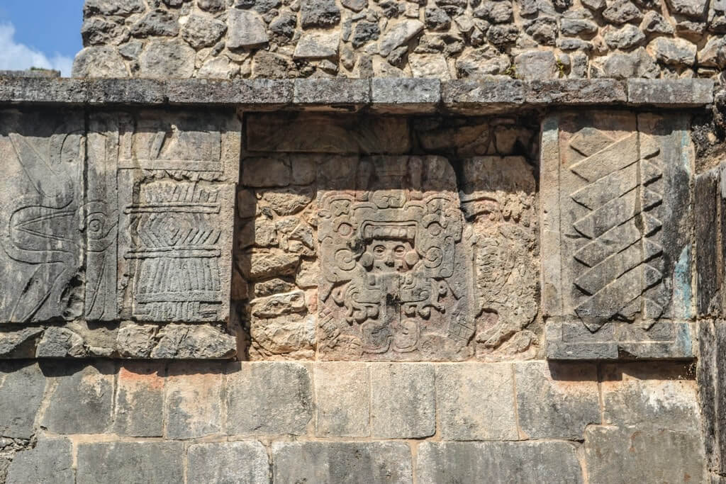 Rock engravings at Chichen Itza