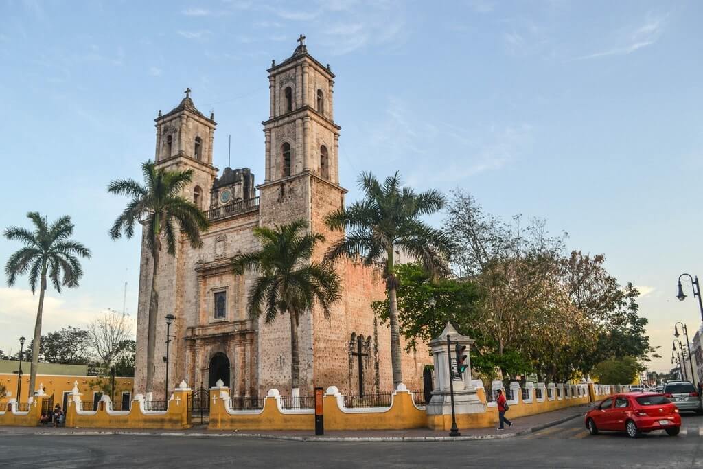 San Gervasio Church in Valladolid Mexico