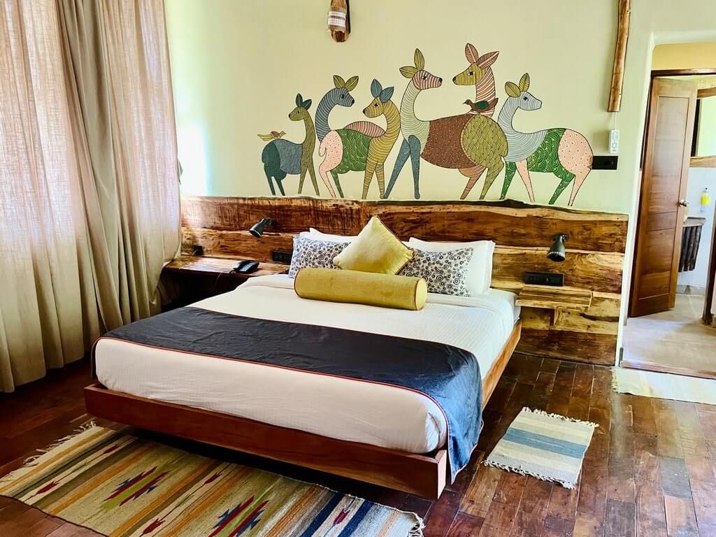 View of a room at Kanha Jungle Camp