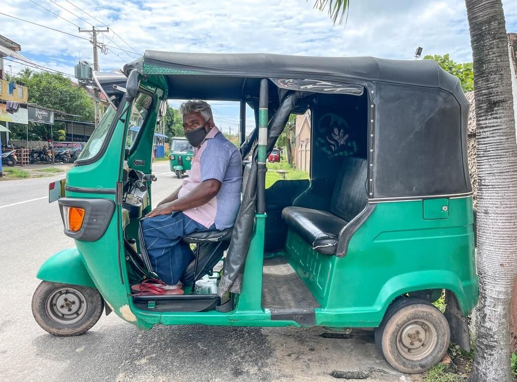 Tuk tuk in Sri Lanka