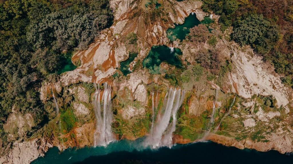 Tamul Waterfall in Mexico