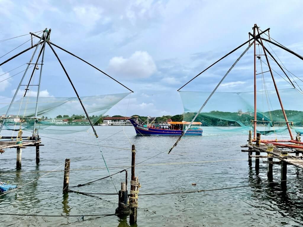 Chinese fishing nets in Fort Kochi