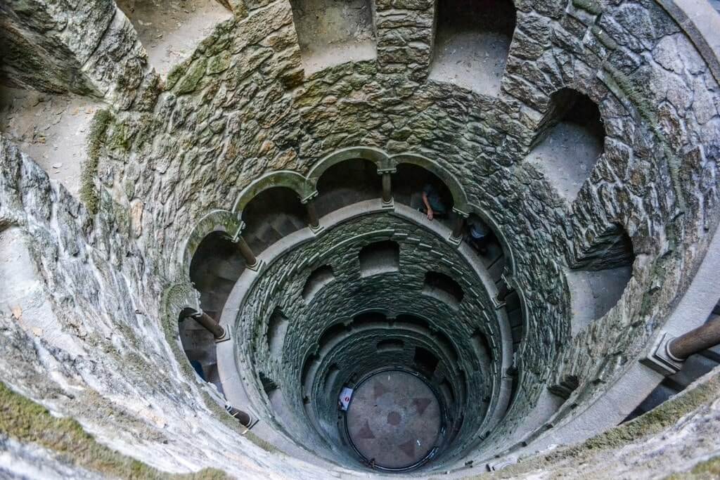 Big initiation well at Sintra Quinta Regaleira