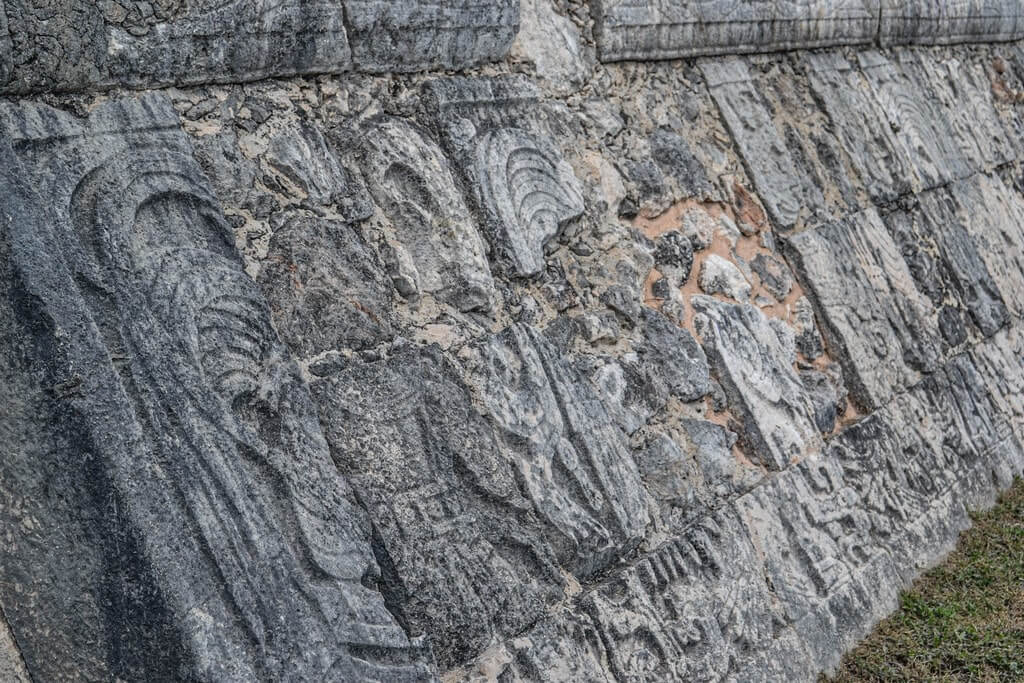 Stone carvings at Chichen Itza