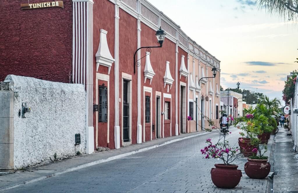 Calzada de los Frailes in Valladolid Mexico