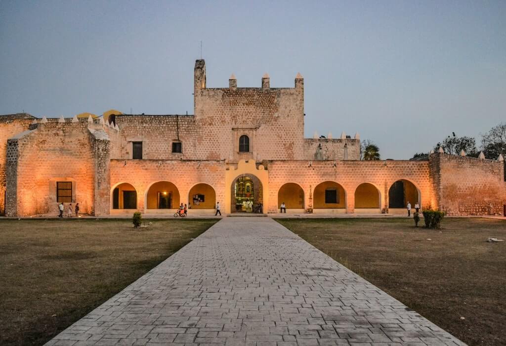 Convent of San Bernardino in Valladolid Mexico