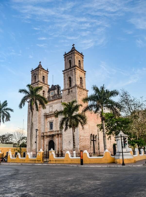 San Servacio Church in Valladolid Mexico