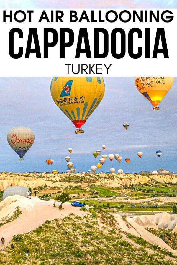 Thinking of hot air ballooning in Cappadocia? Here's all that you need to know about Cappadocia hot air balloons including cancellations, plan Bs, and money saving hacks. Don't book your balloon ride in Cappadocia before reading this. #Cappadocia #HotAirBalloon #Turkey